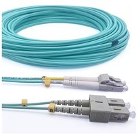 Elfcam - 30 m OM3 LWL-Kabel SC/UPC auf LC/UPC Multimode Duplex 50/125 µm LSZH von ELFCAM