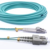 Elfcam - LWL-Patchkabel 35m sc/upc auf lc/upc – OM3 Multimode Duplex 50/125 µm, lszh – Hochleistungs-Glasfaserkabel für schnelle Verbindungen von ELFCAM