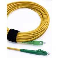 Elfcam - Glasfaserkabel 7m sc/apc auf lc/apc – OS2 Singlemode Simplex 9/125 µm, lszh, Gelb – LWL-Patchkabel für zuverlässige Datenübertragung von ELFCAM