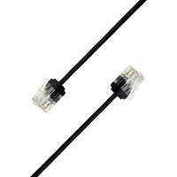 Elfcam Cat 6A Ethernet-Kabel 12m – Ultra Slim, 10 Gbps, Schwarz von ELFCAM