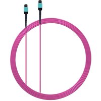 Elfcam MPO/APC-zu-MPO/APC LWL-Kabel 30M – 12 Fasern OM4 50/125 µm, Multimode Typ B, 3,0 mm LSZH, ohne Pin – Kompatibel mit von ELFCAM
