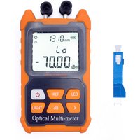 Elfcam - Optisches Multimeter E-200 (Leistungsmessgerät + vfl) – Fasertest -70 dBm bis +6 dBm, SC-LC-Adapter, Hohe Präzision, Lange Laufzeit, Ideal von ELFCAM