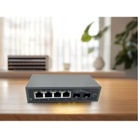 Unmanaged Glasfaser-Switch 10Gb – 2x sfp+ 10G + 4x RJ45 2,5G, Plug & Play, Kompatibel mit Freebox Ultra und Livebox 6 - Elfcam von ELFCAM
