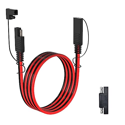 14AWG 6FT SAE Verlängerungskabel 3 6 10 20 35 50FT SAE zu SAE Quick Disconnect Kabelbaum SAE Stecker SAE für Kfz RV Batterie Solarpanel (6FT) von ELFCULB
