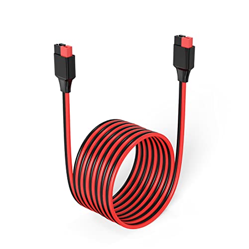 ELFCULB Anderson Verlängerungskabel 12AWG Anderson Kabel 45A Anderson Stecker für Powerstation Solargenerator(15.24M) von ELFCULB