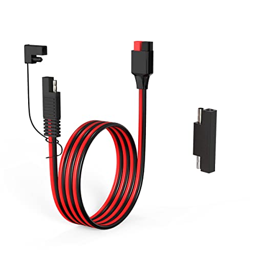 ELFCULB SAE auf Anderson 10 AWG Anderson Verlängerungskabel 45A Anderson Stecker für Powerstation Solarpanel Solargenerator(1.8M) von ELFCULB