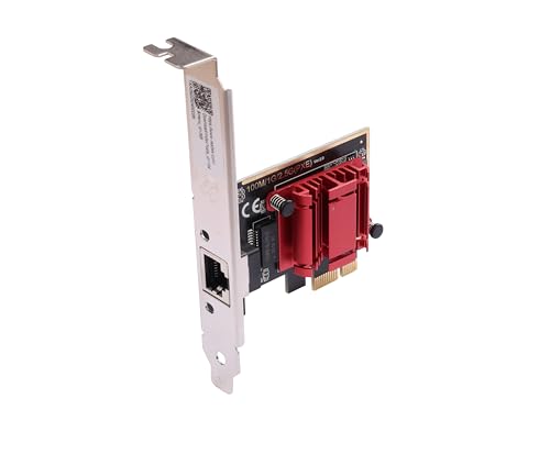 ELFJMZP 2,5-Gbit/s-PCIe-Netzwerkkarte, RTL8125B-Chipsatz, 2500-Mbit/s-Ethernet-Adapter mit Aluminiumkühlkörper und vergoldeten Anschlüssen ELFJMZP 2,5-Gbit/s-PCIe-Netzwerkkarte, RTL8125B-Chipsatz, 2500-Mbit/s-Ethernet-Adapter mit Aluminiumkühlkörper und vergoldeten Anschlüssen von ELFJMZP