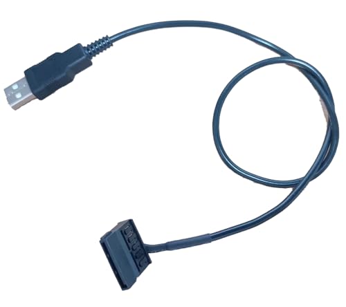 ELFJMZP 2er-Pack USB-zu-SATA-Stromkabel, geeignet für 2,5-Zoll-SATA-Festplatten, unterstützt die Stromversorgung über USB-Anschluss/Ladegerät/Powerbank. ELFJMZP 2er-Pack USB-zu-SATA-Stromkabel, geeignet für 2,5-Zoll-SATA-Festplatten, unterstützt die Stromversorgung über USB-Anschluss/Ladegerät/Powerbank. von ELFJMZP