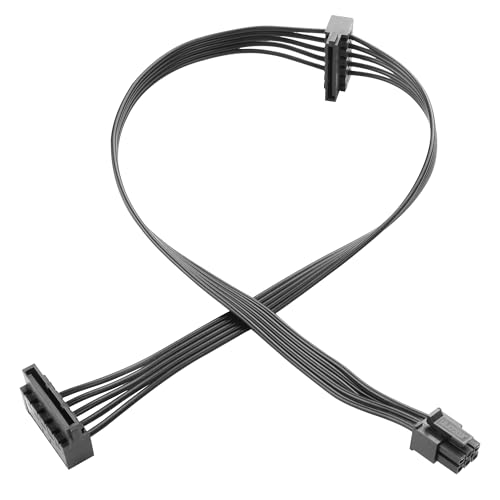 ELFJMZP 6-Pin zu Dual SATA 15-Pin Stromadapterkabel - Kompatibel mit OptiPlex/Precision Workstations für HDD/SSD-Erweiterung - 45cm Stecker - 6-Pin Mini zu 2x SATA Stromversorgungskabel ELFJMZP 6-Pin zu Dual SATA 15-Pin Stromadapterkabel - Kompatibel mit OptiPlex/Precision Workstations für HDD/SSD-Erweiterung - 45cm Stecker - 6-Pin Mini zu 2x SATA Stromversorgungskabel von ELFJMZP