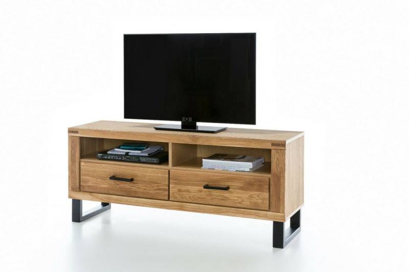 ELFO Lowboard TV Board Tina TV Kommode in Wildeiche geölt Teilmassiv Breite 138cm von ELFO