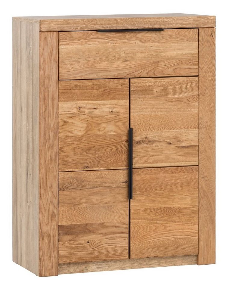 ELFO Schuhschrank Schuhkommode JOOST, Eichenholz teilmassiv, 2 Türen, 1 Schublade, 80 x 107 x 40 cm ELFO Schuhschrank Schuhkommode JOOST, Eichenholz teilmassiv, 2 Türen, 1 Schublade, 80 x 107 x 40 cm von ELFO