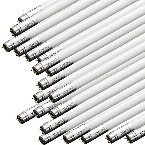 ELG Leuchten 20 LED Röhren 24 Watt 6500K Leuchtmittel Lampe T8 Röhre 150cm Länge mit G13-Sockel Tageslicht 166lm/W Energieeffizient Sehr Hell Sparset inkl. Starter Echtglas ELG Leuchten 20 LED Röhren 24 Watt 6500K Leuchtmittel Lampe T8 Röhre 150cm Länge mit G13-Sockel Tageslicht 166lm/W Energieeffizient Sehr Hell Sparset inkl. Starter Echtglas von ELG Leuchten