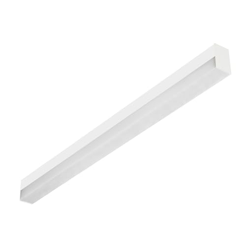 ELG Leuchten LED Aufbauleuchte 60cm 1600lm 12W DIP-Schalter 3000K, 4000K, 5700K einstellbar IP44 Bürodeckenleuchte Wandleuchte Wohnzimmerleuchte Designleuchte von ELG Leuchten