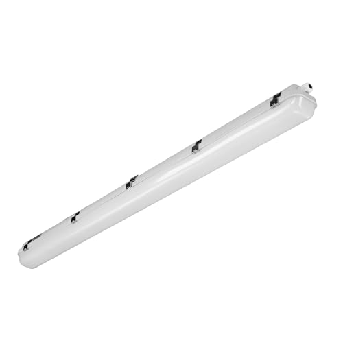 ELG Leuchten LED Feuchtraumleuchte 120cm 48 Watt LED 4000K Neutralweiss 4560lm 95lm/W Kellerleuchte Werkstattleuchte Werkstattlampe Nassraumleuchte von ELG Leuchten