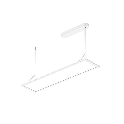 ELG Leuchten LED Pendelleuchte 50 Watt 4000K (4950lm) direkt (70%) indirekt (30%) strahlend Bürolampe Arbeitsplatzleuchte Hängeleuchte Designleuchte Pendellampe Panel (4000K) von ELG Leuchten