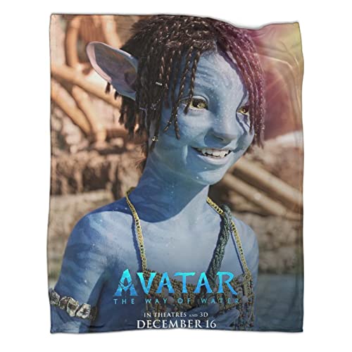 ELGISI Avatar：Der Weg des Wassers Decke Jack Salley Decke Kuscheldecke Flanell Kinder 3D-Digitaldruck Fleecedecke, Wohndecke Weiche Sofadecke Für Kinder Jugendliche 60x80inch(150x200cm) von ELGISI