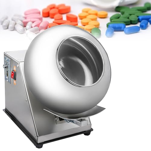 ELIKBH Süßigkeiten-Beschichtungsmaschine, Konstanttemperatur-Heizung, Beschichter, Zuckerkugel-Beschichtungs-Trocknungsmaschine für die Herstellung von Süßigkeiten zu Hause in der Küche von ELIKBH