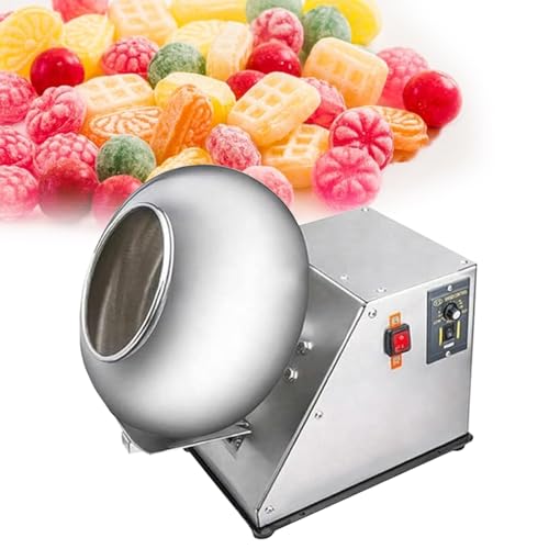 ELIKBH Süßigkeitsbeschichtungsmaschine Konstante Temperaturheizung Schokoladenbeschichtungs-Poliermaschine Zuckerpfanne Beschichtungsmaschine für die Pharma- und Lebensmittelindustrie von ELIKBH