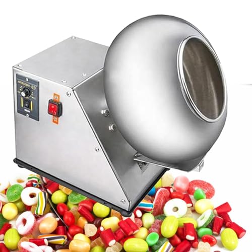 ELIKBH Süßigkeitsbeschichtungsmaschine Schokoladenbeschichtungs Poliermaschine Automatische Tablettenüberzugsmaschine Kleine Kommerzielle von ELIKBH