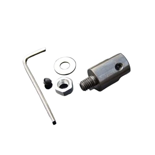 ELILANEY 1 Set M6 Verbindungswelle Verbindungsbuchse Gelenkkupplung Chuck Adapter Winkelschleifer Werkzeug Welle verstellbar(5MM inner bore) von ELILANEY