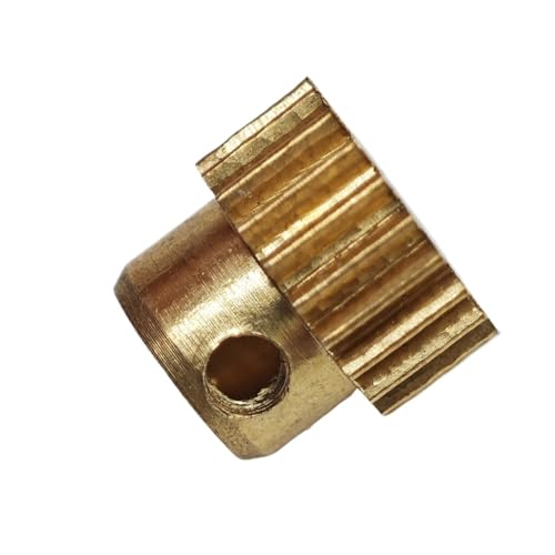 ELILANEY 1 Stück 0,4 Modul 32 Zähne 33 Zähne Messing Stirnrad mit Schritt 3 mm 3,17 mm 4 mm 5 mm Loch 0,4 M 32T 33T Gerades zylindrisches Ritzel Gerader Mitnehmer(32 teeth 5mm bore) von ELILANEY