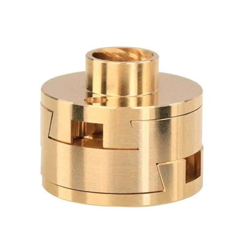 ELILANEY 1 Stück 3D-Drucker-Reparatur-Rundkupplung, Z-Achsen-Kupplung, Metall-T8-Kupplungsstecker mit Gewindemutter Welle verstellbar von ELILANEY