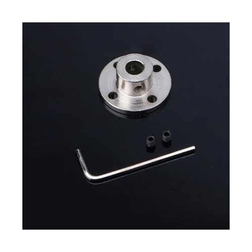 ELILANEY 1 Stück 4 mm Führungswellenkupplung Motorflanschverbinder Flanschkupplung Motor starre Kupplung Welle verstellbar(4mm) von ELILANEY