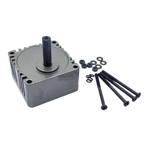 ELILANEY 1 Stück 70 x 70 mm Flanschgetriebe 3GN Untersetzungsgetriebe Kopf Geschwindigkeitsreduzierer Motor 10 mm Wellengeschwindigkeit einstellbares Untersetzungsgetriebe Drehmomentreduzierung(18K) von ELILANEY