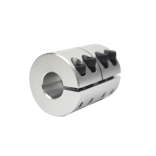 ELILANEY 1 Stück Außendurchmesser 40 mm, starre Wellenkupplung, Länge 50 mm, Bohrung 10 mm, 12 mm, 13 mm, 14 mm, 15 mm, 16 mm, 17 mm, 18 mm, Klemmbacke, Motorwellengelenk Welle verstellbar(12 x 15 mm) von ELILANEY