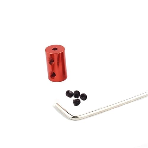 ELILANEY 1 Stück D12L20 Schrittmotorkupplung, Durchmesser 12 mm, Länge 20 mm, Aluminiumlegierung, 3D-Drucke, flexible Wellenkupplung Welle verstellbar(3.17mm x 4mm) von ELILANEY