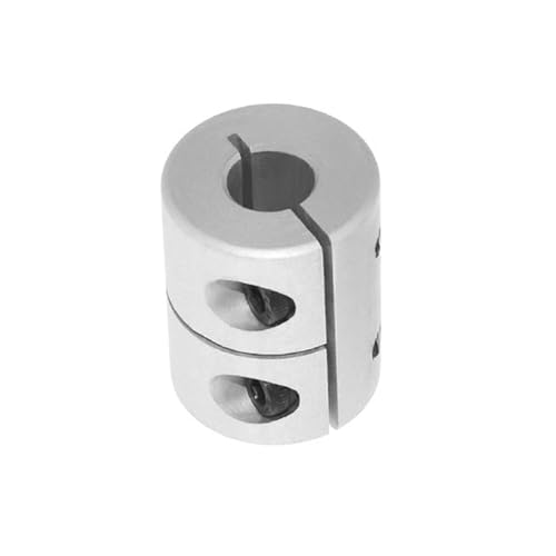 ELILANEY 1 Stück D20L25 Starre Wellenkupplung Klemmkupplung 3 mm 4 mm 5 mm 6 mm 6,35 mm 8 mm 10 mm Wellenkupplung for Schritt-Servomotor Welle verstellbar(6.35mm to 9.5mm) von ELILANEY