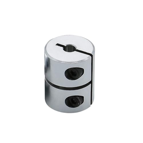 ELILANEY 1 Stück D25 L30 Hochpräzise starre Kupplung Aluminiumlegierung Wellenkupplung M3 Schrauben Welle verstellbar(6.35x8mm) von ELILANEY