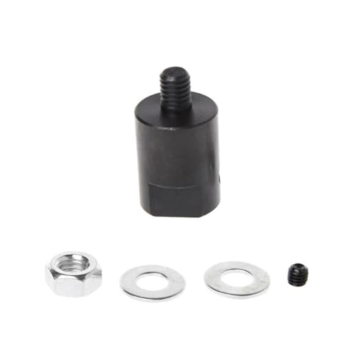 ELILANEY 1 Stück M6 Schraubenkupplung 3,17 mm 4 mm 5 mm 6 mm 8 mm Bohrung Motorwellenkupplungshülse Sägeblattkupplung Futteradapter Welle verstellbar(5mm) von ELILANEY