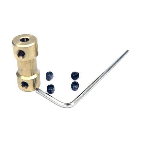 ELILANEY 1 Stück N20 Motorkupplungen Wellenübertragungsteile Motoranschlüsse Metallmodellkupplungen Welle verstellbar(2mm to 3mm) von ELILANEY