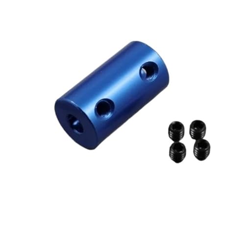 ELILANEY 1 Stück Schrittmotorkupplung Aluminiumlegierung D14 L25 3D-Druckerteile Blau Flexible Wellenkupplung Schraubenteil Welle verstellbar(4mm to 8mm) von ELILANEY