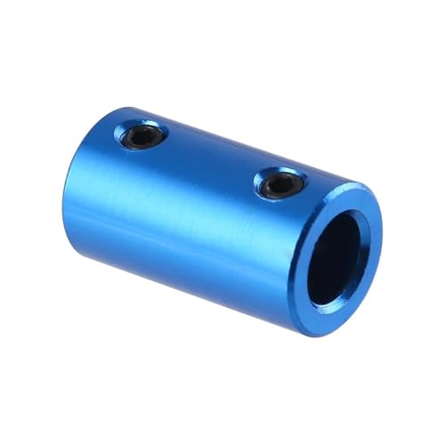 ELILANEY 1 Stück Schrittmotorkupplung D14 L25 Bohrung 6 x 6 mm 6,35 x 8 mm 8 x 10 mm 3D-Drucker Blau Flexible Wellenkupplung Schraube Aluminiumlegierung Welle verstellbar(5x6mm) von ELILANEY