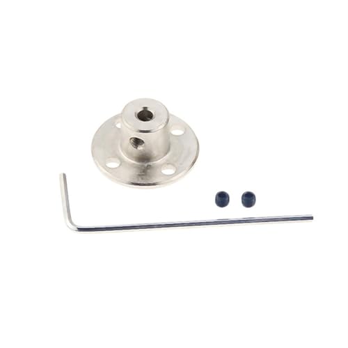ELILANEY 1 Stück starre Eisenflanschkupplung 3 mm 4 mm 5 mm 6 mm 7 mm 8 mm 10 mm Wellenführungskoppler Motoranschluss Welle verstellbar(5MM inner bore) von ELILANEY