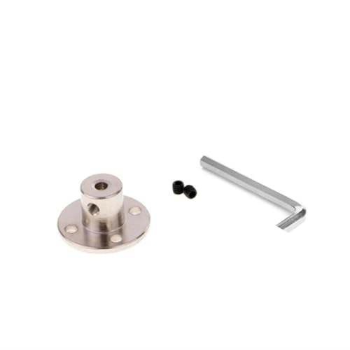 ELILANEY 1 Stück starre Flanschkupplung, 3 mm bis 12 mm, Motorführung, Wellenkupplung, Motoranschluss mit Schraubenschlüssel Welle verstellbar(10mm) von ELILANEY