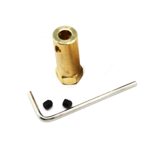 ELILANEY 1 stück 30mm Lange Wellenkupplung Starre DC Motor Roboter Kupferwellenverbinder Welle verstellbar(5MM bore) von ELILANEY