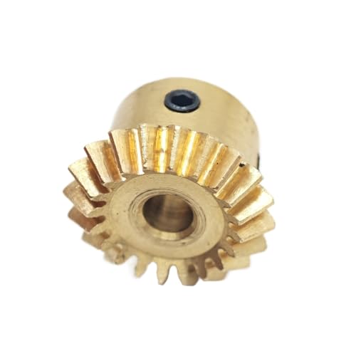 ELILANEY 1 stück 90 Grad Verzahnung Messing Kegelrad 1 Modul 30 Zähne Konisches Kegelrad 1M 30T 1:1 Übertragungsritzel Eingriffsritzel(10mm bore 4mm keyway) von ELILANEY