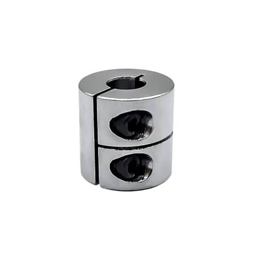 ELILANEY 1 stück D25 L25 Starre Klemmkupplung Bohrung Aluminium Schraubstange Antriebswelle CNC Kieferwellenmotorkupplung Welle verstellbar(5mm to 12mm) von ELILANEY
