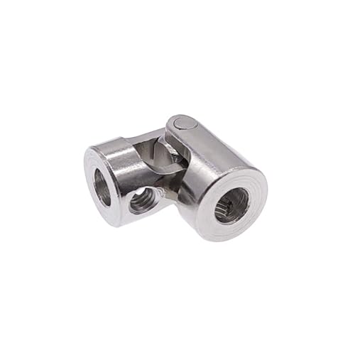 ELILANEY 1 stück Universalkupplung Wellenkupplung Metallgelenk Kohlenstoffstahl Motoranschluss Länge 23mm Breite 11mm Welle verstellbar(4mm to 6mm) von ELILANEY