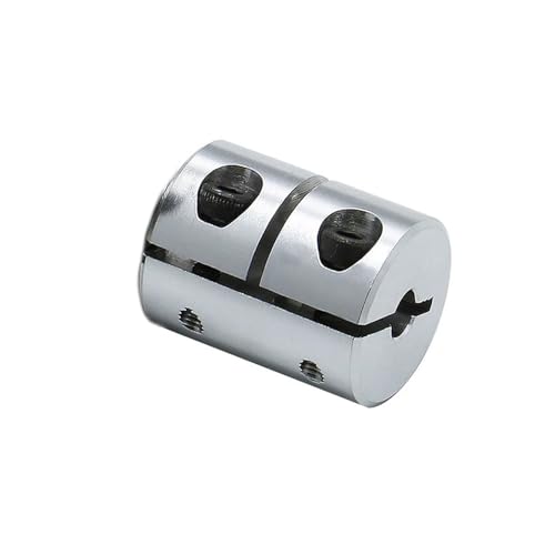 ELILANEY 1 stücke 20x25mm Aluminium Legierung Kupplung Starre Welle D20L25 Koppler Klemme Stepper Servo Motor 3D Drucker T8 blei Schraube Kupplung Welle verstellbar(6X6mm) von ELILANEY