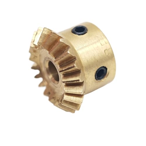 ELILANEY 1 stücke 90 Grad 25T Messing Kegelrad 25 Zähne Gerade Kegelrad 1:1 Übertragung Konische Ritzel Mechanische Rotation Eingriffsritzel(1M 25T 10mm bore) von ELILANEY