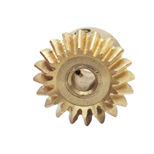 ELILANEY 1:1 Messing-Kegelrad 0,4 Modul 20 Zähne 25 Zähne 90 Grad Eingriffswinkel Kegelkegelritzel Mechanisches Gehrungsgetriebe Eingriffsritzel(20T 2mm bore) von ELILANEY