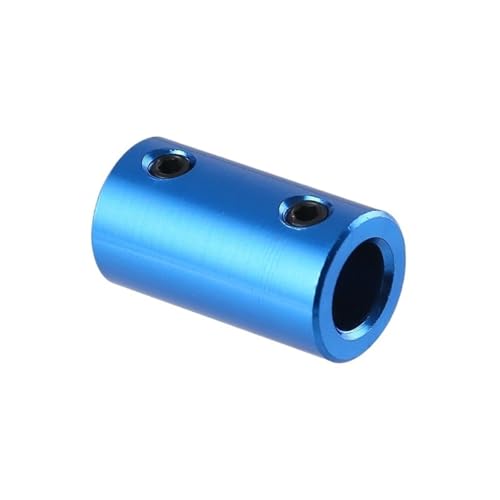 ELILANEY 1pc L25 D14 Aluminium Legierung Kupplung Bohrung 3x5mm 4x6mm 5x8mm blau Flexible Schrittmotor Welle Koppler Schraube Teil Welle verstellbar(4x7mm) von ELILANEY