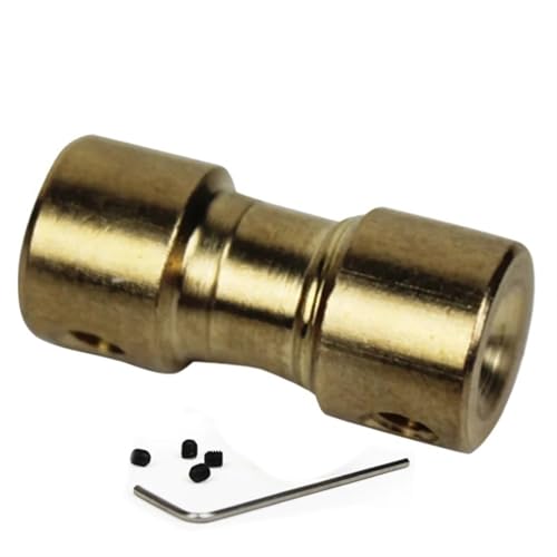 ELILANEY 1pc Messing Starre Kupplung 9mm Durchmesser 20mm Länge Koppler D9L20 CNC Schrittmotor Welle Stecker Getriebe komponente Welle verstellbar(2.3mm X 4mm) von ELILANEY