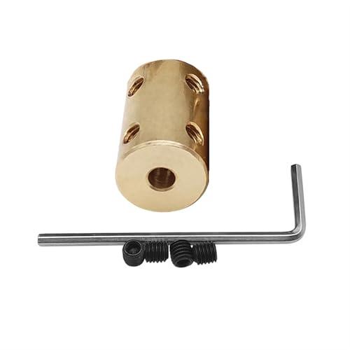 ELILANEY 1pc Starre Modell Stecker Hülse Koppler Kupfer Motor Welle Kupplung Welle verstellbar(10mm to 12mm) von ELILANEY