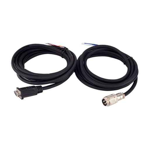 ELILANEY 2 Stück 2,7 Meter Schrittmotor-Verlängerungskabel-Set, 20 AWG Motordraht, 26 AWG Encoderdraht for Nema 23 Nema 24 Schrittmotor Maschinentreiber von ELILANEY