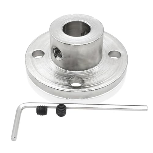 ELILANEY 2 stücke Starre Flansch Kupplung Motor Guide Welle Koppler Unterstützung Stecker Welle verstellbar(3.17mm bore) von ELILANEY